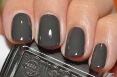 Spaz & Squee: Essie Power Clutch Gray Nails, Love Nails, Trendy Nails