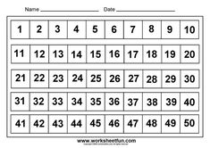 the printable worksheet for numbers 1 - 10 is shown in black and white