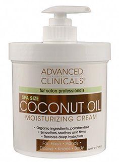 Find many great new & used options and get the best deals for Advanced Clinicals Coconut Oil Cream Moisturizing Lotion Two 16oz at the best online prices at eBay! Free shipping for many products! Coconut Oil Moisturizer, Coconut Oil Lotion, Coconut Oil For Acne, Homemade Moisturizer, Coconut Oil Skin Care, Coconut Oil Recipes, Body Gel, Benefits Of Coconut Oil