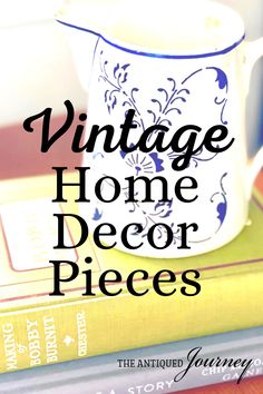 It takes a very thoughtful effort to only decorate your home with things that you loveThere is nothing wrong with buying brand new thingsbut if you are looking to achieve a home that is unique to you and that no one else hasbuying vintage items is the way to goMy hope is thatthrough these 5 decor items to buy vintageyou will be able to pull inspiration from them to help you create a home that is a reflection of you. Antique Style Home Decor, Decorating With Vintage Items, Decorating With Antique Furniture, Hutch Ideas, Thrifting Tips, Thrifted Decor, Vintage Porch, Thrifted Home Decor, Home Decor Pieces