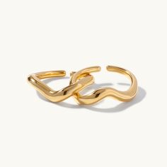 Elevate any look with this twist stackable ring and experience a unique subversive-basic design with a classic yet stylish vibe, perfect for stacking or worn solo as a minimalist statement for any day. A bright polish finish and sleek lines add endless versatility.
Band Width: 7.5mm
Band Thickness: 1.8mm
Material: 18k Gold Plated On Brass Adjustable Yellow Gold Stackable Rings Modern Style, Modern Twist Stackable Toe Rings, Modern Twist Stackable Adjustable Midi Rings, Gold Minimalist Stackable Bypass Ring, Adjustable Stackable Midi Rings With A Modern Twist, Minimalist Gold Stackable Bypass Ring, Modern Twist 14k Gold Midi Rings For Everyday, Modern Adjustable Yellow Gold Stackable Rings, Everyday Modern Twist 14k Gold Midi Rings