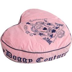 . Mcbling Accessories Png, Juicy Couture Pillow, Grungequette Room, Couture Pillow, Juicy Couture Clothes, Feminine Room, Cute Dog Toys, Dog Mommy, Trashy Y2k