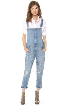 Overalls - Best Tomboy Trends, Throw On And Go Styles Denim Overalls, Latest Outfits, Vintage Denim, Piece Of Clothing, Stylish Outfits, Jumpsuit Romper, Fall Outfits, Overalls, Outfit Inspirations