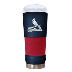 the st louis cardinals travel mug is shown