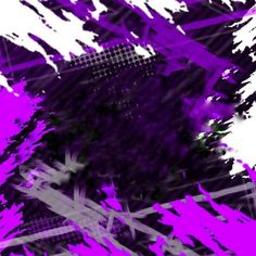 an abstract painting with purple and white colors