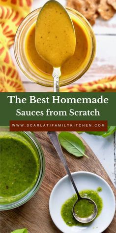 the best homemade sauces from scratch