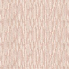 a pink wallpaper with white feathers on it