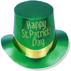 PMU St. Patrick's Day Headwear Decorations and Party Supplies - Glittered Foil Curved Brim Top Hat - Irish Costume, Party Accessory Size: Pkg of 1. Irish Costumes, St Patricks Day Hat, Fete Saint Patrick, Irish Beer, Beer Girl, Happy St Patricks Day, Saint Patrick, Cool Hats, St Patrick’s Day