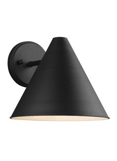 Generation Lighting - 8538501EN3-12 - One Light Outdoor Wall Lantern - Crittenden - Black Modern Outdoor Wall Lighting, Sea Gull Lighting, Sea Gull, Generation Lighting, Light Leak, Outdoor Wall Lantern, Solar Lights Garden, Wall Fixtures, Wall Lantern