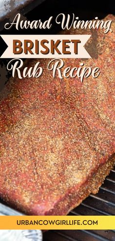 beef brisket rub recipe Recipes For Smoked Brisket, Brisket Gravy Sauce Recipes, The Best Brisket Recipe, Beef Brisket Recipes Smoked, Lunches For A Crowd, Texas Bbq Recipes, Beef Brisket Rub