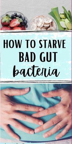 Gut health is so important. Here are tips to help you starve bad gut bacteria and improve your gut flora while you improve your gut health and overall well being. Gut Healing Foods, Healthy Gut Diet, Healthy Gut Recipes, Improve Your Gut Health, Gut Health Diet, Gut Healing Recipes, Gut Health Recipes, Healing Foods, Healing Recipes