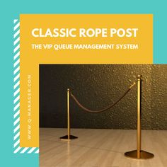 an image of a rope post on the ground