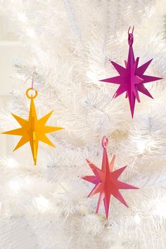 3D Stars + Christmas Ornament SVG Files - Happiness is Homemade