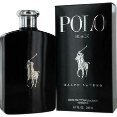 Ralph Lauren POLO BLACK Eau De Toilette Spray Brand New in Box Jumbo 6.7 fl oz. / 200 ml Your favorite Polo Black Eau de Toilette is featured in a limited-edition jumbo sized bottle that re-enforces the love with the scent, A bold fusion of crisp energy and dark sensuality with juicy iced mango, silver armoise and patchouli noir. Sophisticated, sensual and mysterious. Top Notes: Iced Mango Middle Notes: Silver Armoise Bottom Notes: Patchouli Noir Please note, this is a brand-new item, never open Polo Perfume, Ralph Lauren Cologne, Best Cologne For Men, Best Cologne, Men Fragrance, Black Perfume