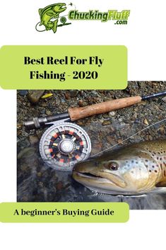 the best reel for fly fishing is shown in this brochure, which includes an image