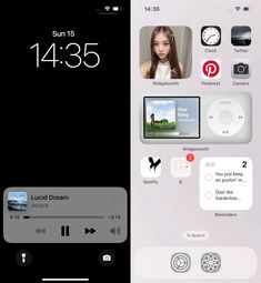 an iphone screen with various icons on it