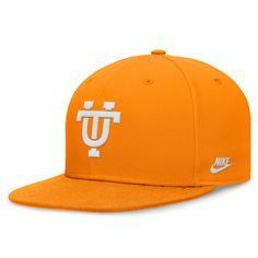 Show your Tennessee Volunteers spirit with this Legacy True Fitted Hat from Nike. This hat features a throwback team logo embroidered on the crown, adding a touch of nostalgia to your game-day look. The wordmark embroidered on the back provides a stylish finishing touch. Game Day Team Logo Snapback Trucker Hat, Game Day Snapback Trucker Hat With Team Logo, Game Day Trucker Hat With Team Logo, Adjustable Throwback Baseball Cap For Game Day, Throwback College Cap, Adjustable Throwback Hats For College, Team Spirit Baseball Cap With Team Logo, Throwback Snapback Cap For Game Day, Game Day Trucker Hat With Embroidered Logo