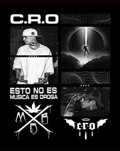 the poster for cro's new album, estto no bs music es oroga