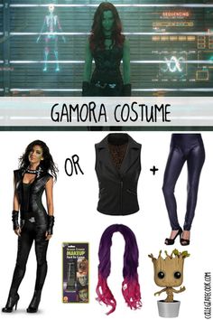 gamora costume and accessories for halloween