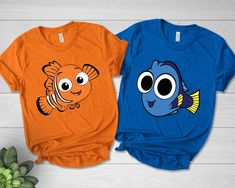 Custom Finding Nemo Shirt, Finding Dory Shirt, Finding Nemo Family Shirt, Family Family Birthday Party Shirt, Family Trip CZDV11 👏CONGRATULATIONS You have found an online shop with reasonable prices, amazing quality, and fast shipping  We offer shirts for VACATIONS, HOLIDAYS, EVENTS, FAMILY REUNIONS, BIRTHDAYS, MOTHER'S DAY, FATHER'S DAY, GRADUATIONS, FUNNY T-SHIRTS as well as CUSTOM T-SHIRTS.  💖Description💖  --About this T-shirt--  👉Our Adult Unisex T-Shirt brand is BELLA CANVAS Available i Blue Short Sleeve Themed Shirt, Finding Nemo Shirt, Dory Party, Family Birthday Party, Family Family, Family Birthday, Family Reunions, Finding Dory, Birthday Party Shirt