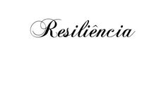 the word resilicia written in cursive writing with black ink on a white background