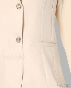 Lasaky - Double button blazer with lapel collar Long Sleeve Turtleneck Dress, Plus Size Two Piece, Long Sleeve Blazers, Notched Collar, Blazer Buttons, Colored Blazer, Style Elegant, Collar Dress, Two Piece Outfit