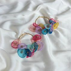 Don't miss out on these beautiful flower hoop earrings. They work with a large variety of looks and add a bit of sparkle to your outfit. MORE jewellery pieces available on our shop! Any questions please message we are happy to help. Free postage in UK Thank you for shopping with us Heather&Bumble 📪Follow us at: Instagram: heatherandbumble Twitter: Heather_Bumble Pintrest: Heather & Bumble Rainbow Flower Hoop Earrings - Lightweight Hoop Earrings,Flower Earrings,Hoop Earrings,Cute Earrings,Flower Jewellery In The UK, Colourful Flower Shaped Hoop Earrings For Party, Spring Flower Hoop Earrings For Pierced Ears, Handmade Flower Hoop Earrings For Party, Handmade Multicolor Hoop Earrings For Wedding, Summer Party Flower Hoop Earrings, Flower Hoop Earrings, Rainbow Flower, Earrings Flower, Earrings Hoop