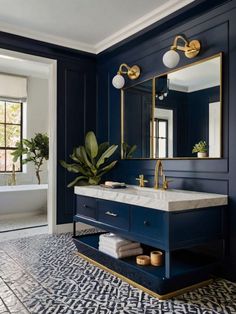 Blue Herringbone Tile, Blue Moroccan Tile, Walk In Shower Ideas, Pebble Floor, Bathroom Upgrade, Walk In Tubs, Perfect Bathroom, Shower Bench, Herringbone Tile