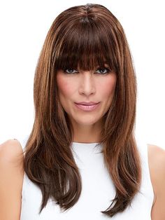 easiFringe Clip in Bangs | Human Hair easiFringe Human Hair by easihair is a face framing fringe that can be custom cut to achieve any bang look. Because of the unique base size which measures 6 ½" x 3 ¼", easiFringe not only gives you face framing layers but added volume as well. Made with 100% Remy human hair, you can style it just like your own hair and it looks incredibly natural. The hair measures 8" at the front and 14" at the sides and back. A monofilament section at the front gives you t Ciara Hair, Clip In Bangs, Grey Hair Wig, Cheap Human Hair Wigs, Rihanna Hairstyles, Long Human Hair Wigs, How To Cut Bangs, Human Hair Clip Ins, Short Human Hair Wigs