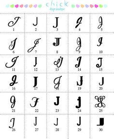 the alphabets and numbers for each letter are shown in this chart, which shows how to