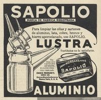 an old advertisement for the new sapolio electric toothbrush