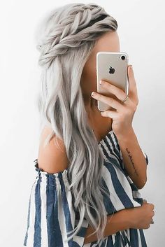 Evening Hairstyles, Easy Summer Hairstyles, Box Braids Hairstyles, Cute Hair, Headband Hairstyles, Braid Styles, Prom Hair, Pretty Hairstyles, Summer Hairstyles