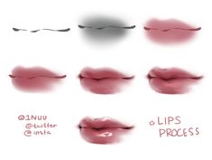 the different lip shapes and how to use them