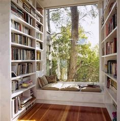 Reading Bench, Business Meme, Cozy Window Seat, Window Seat Design, Window Benches, Reading Area, Parenting Ideas, Reading Nooks