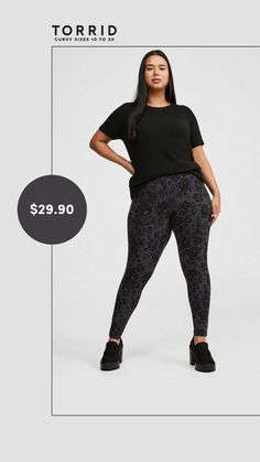 Fit Best Stretches, Best Leggings, Plus Size Leggings, Matches Fashion, Jersey Knit Fabric, Lilo And Stitch, Black Leggings, Love It, Knit Fabric