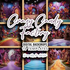 the crazy factory digital backgrounds and templates are available for use in any project or video game