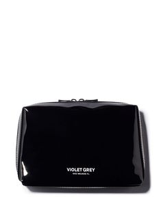 This makeup bag is the only acceptable place to house Violet Code Approved beauty essentials. Imported. 5.5“H x 7.5”W x 2”D Coconut Milk Bath, Black Makeup Bag, Violet Grey, Tom Ford Beauty, Pin Up Outfits, Small Makeup Bag, Diamond Eyes, Anti Aging Beauty, Small Makeup