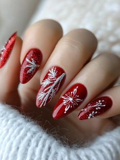 Jingle bell rock your way through the season with 26 dazzling red Christmas nail ideasFrom classic solid colors to modern geometric patternsfind designs that capture the magic of the holidaysLet your fingertips sparkle and shine at every festive celebration and family reunion. Christmas Manicure Ideas, Red Christmas Nail, Nails 2025, Plaid Nail Designs, Festive Holiday Nails, Christmas Nail Colors, Red Ombre Nails, Red And White Nails, Glitter Tip Nails