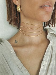 Gold Jewelry Boho, Gold Earthy Jewelry, Earthy Chic, Collar Necklaces, Flow State, Bracelets Patterns, Choker Gold, Dope Jewelry, Jewelry Lookbook