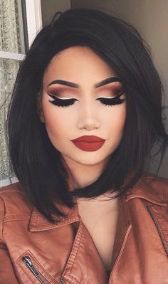 Wellness Competition, 30th Photoshoot, Black Haircut Styles, New Years Eve Makeup, 2024 Prom, Prom Hairstyles For Short Hair, Pinterest Makeup