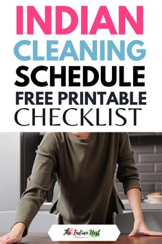 Simple Indian daily cleaning schedule works for you. Indian cleaning routine for your everyday life. Indian cleaning schedule | indian house cleaning schedule | weekly cleaning schedule indian