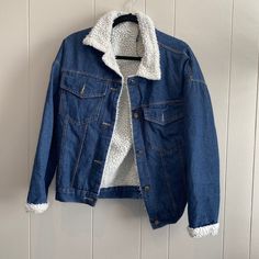 Zaful | Jackets & Coats | Zaful Sherpa Denim Jacket | Poshmark Sherpa Denim Jacket, Jean Jackets, Chess, Jean Jacket, Denim Jacket