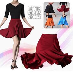 Salsa Dancing Outfit Casual Women, Latin Dance Skirt, Latin Night Outfit, Ballroom Outfit, Dancing Outfit, Latin Dance Dresses For Competition, Ballroom Dance Outfits, Salsa Outfit, Salsa Dancing Outfit