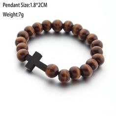 10mm round wooden beads available in two shades - light and dark Bracelets stretch to fit over the hand Ships from the US Friendship Couple, Buddhist Beads, Lover Bracelet, Bead Cross, Wooden Beaded Bracelets, Bracelet Arm, African Bracelets, Lovers Bracelet, Vintage Jewelry Sets