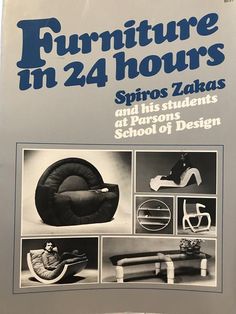 an advertisement for furniture in 24 hours with pictures of various items and text on it