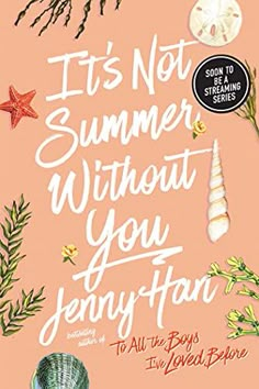 it's not summer without you jenny - fair book cover with seashells and starfish