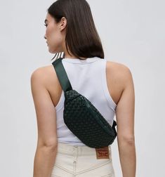 Introducing the Aim High women's athleisure fashion belt bag - the ultimate accessory for fashion-forward, active women on-the-go. Made of high-quality woven neoprene, this versatile bag can be worn around your waist, over shoulder as a sling, or worn across your chest, providing hands-free convenience and style no mat Women's Athleisure, Cloud Bag, Aim High, Yoga Mat Bag, Athleisure Women, Athleisure Fashion, Nylon Tote, Shoes With Jeans, Active Women