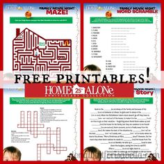 the maze worksheet for kids to learn how to make their own home alone