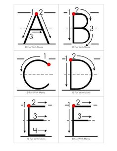 the letters and numbers are drawn in different ways