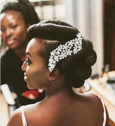 Afro Wedding Hairstyles, Natural Bridal Hair, Black Wedding Hairstyles, Natural Wedding Hairstyles, Beautiful Bridal Hair, Bridal Hair Inspiration